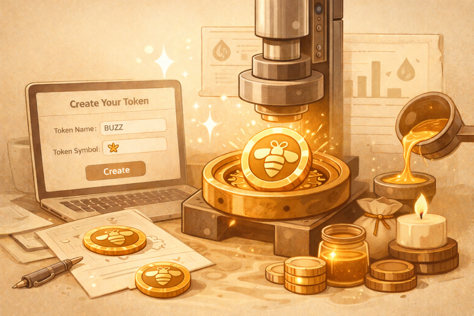 Criar token Honeypot