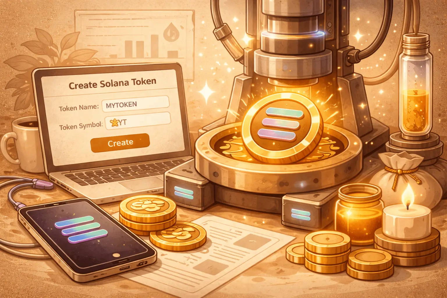 Create a Solana honeypot token