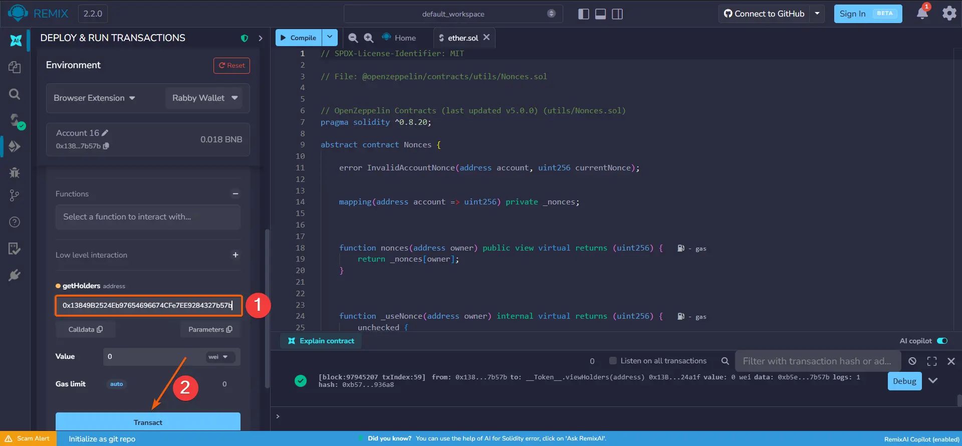 How to Create a Honeypot Token, step 39